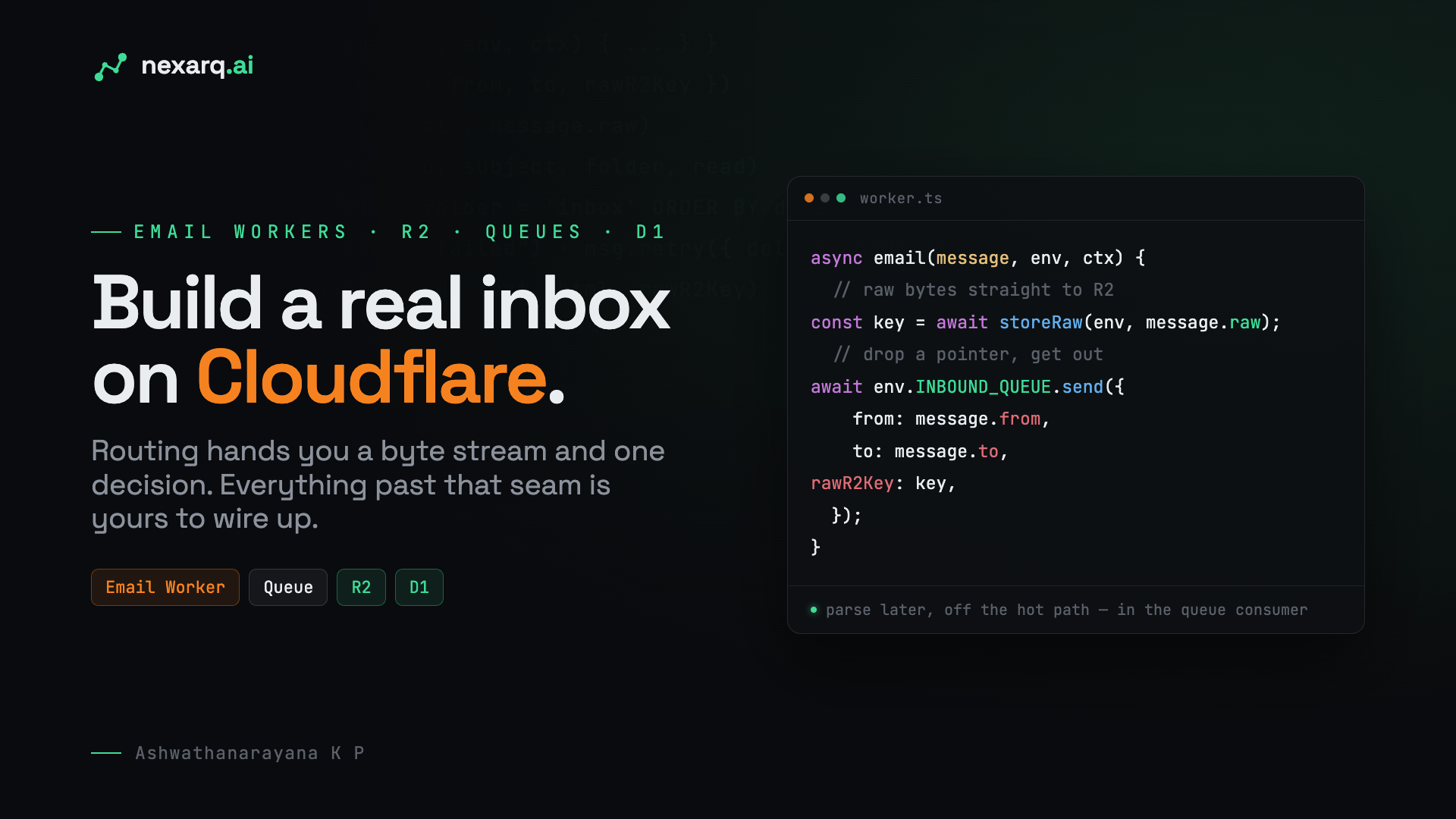 How to Build a Full Email Inbox on Cloudflare